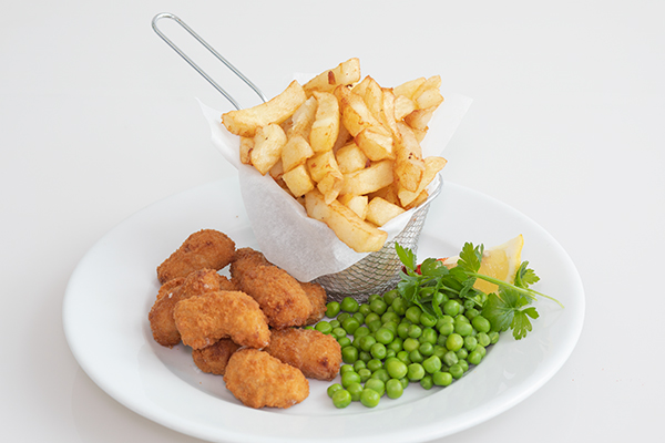 Scampi and Chips